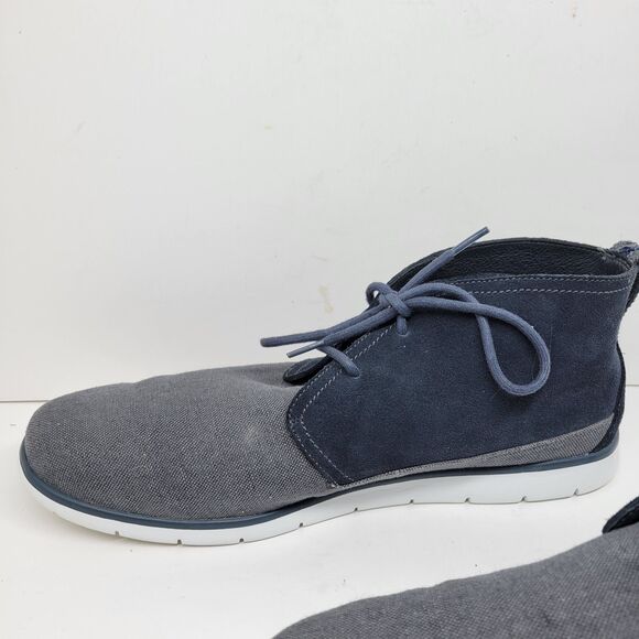 UGG Austrailia Freamon Mens Gray Canvas Suede Chukka Boot Size US 15 EUR 49.5 main image 8